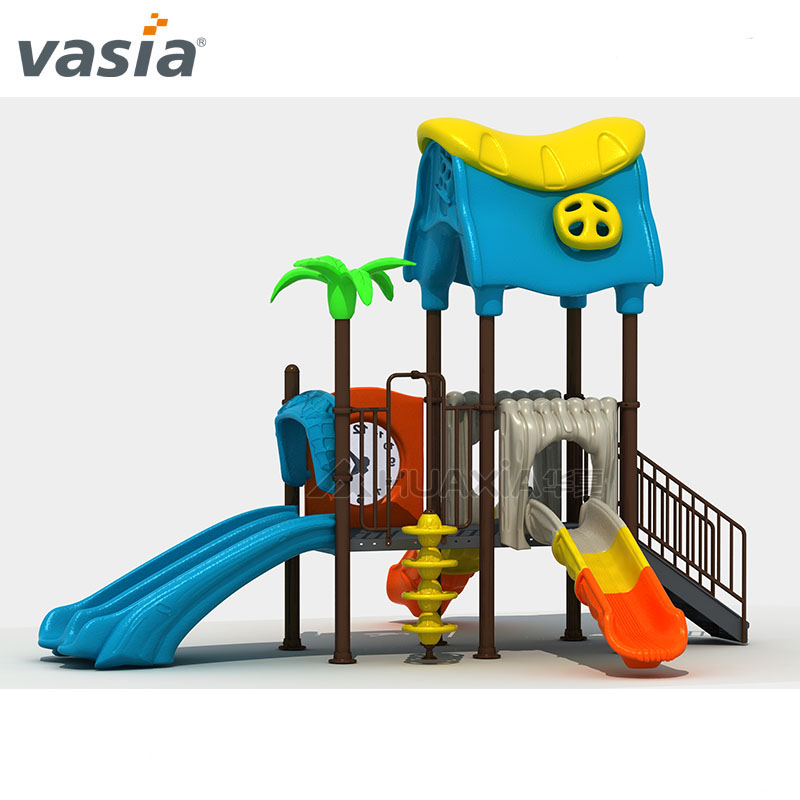 Cheap Rated Kids Small Outdoor Slide for Backyard with Swing Set