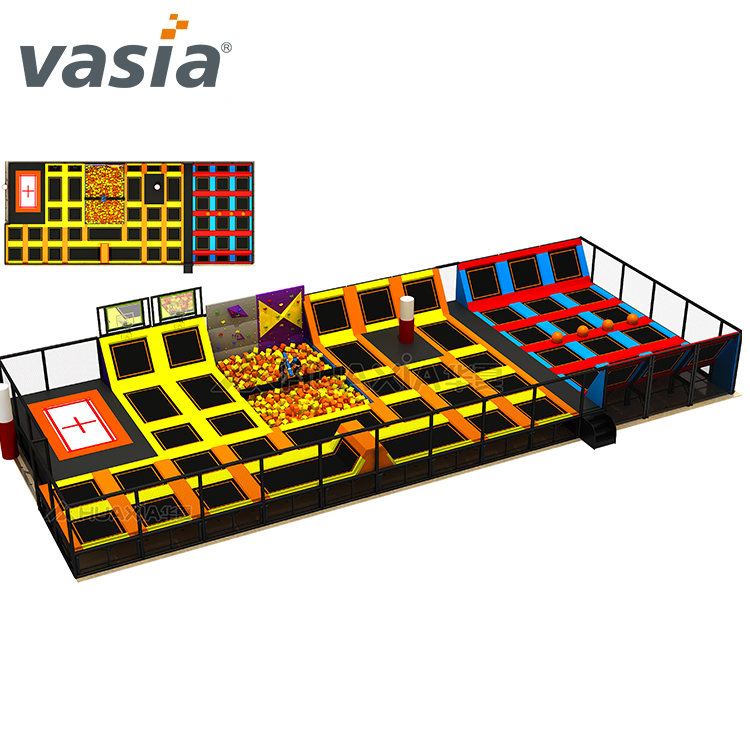 Vasia TUV Approved Industrial Commercial Trampoline Parks for Kids 
