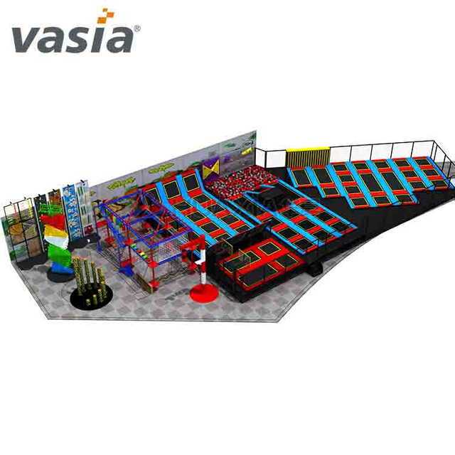 Huaxia Colorful Commercial Indoor Trampoline Playground for Sale 