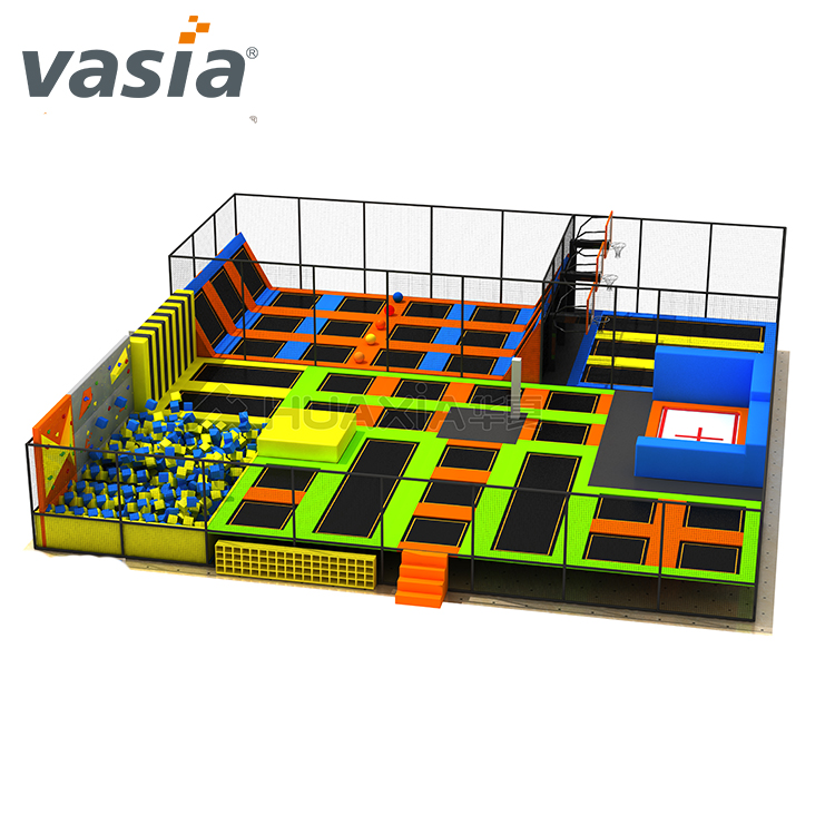 Commercial Trampolines Park with Many Games Course Newest Trampoline Park 