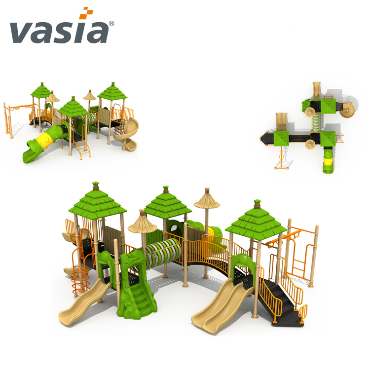 Big Outdoor Best Swing Design Play Slide And Castle Game Playground 